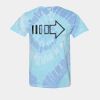 Multi-Color Spiral Tie-Dyed T-Shirt Thumbnail