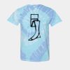 Multi-Color Spiral Tie-Dyed T-Shirt Thumbnail