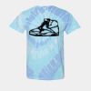 Multi-Color Spiral Tie-Dyed T-Shirt Thumbnail