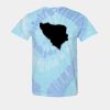 Multi-Color Spiral Tie-Dyed T-Shirt Thumbnail