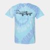 Multi-Color Spiral Tie-Dyed T-Shirt Thumbnail