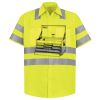 Men's High Visibility Safety Short Sleeve Work Shirt Thumbnail