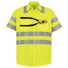 Men's High Visibility Safety Short Sleeve Work Shirt Thumbnail