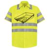 Men's High Visibility Safety Short Sleeve Work Shirt Thumbnail