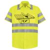 Men's High Visibility Safety Short Sleeve Work Shirt Thumbnail