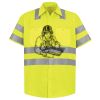 Men's High Visibility Safety Short Sleeve Work Shirt Thumbnail