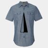 Men's Chambray Short Sleeve Shirt Thumbnail