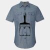 Men's Chambray Short Sleeve Shirt Thumbnail