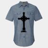 Men's Chambray Short Sleeve Shirt Thumbnail