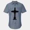 Men's Chambray Short Sleeve Shirt Thumbnail