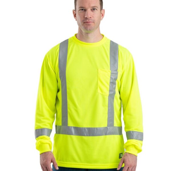 Men's Hi-Vis Class 3 Performance Pocket T-Shirt Thumbnail