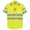 Men's High Visibility Safety Short Sleeve Work Shirt Thumbnail